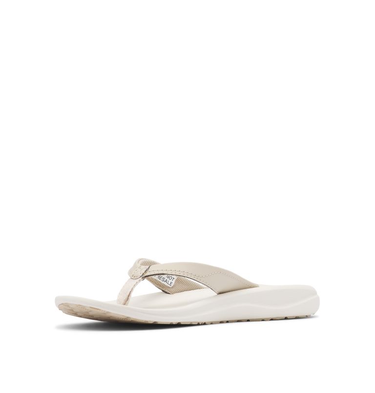 Women's Columbia Flip Flop, Color: Ancient Fossil, Black, image 6