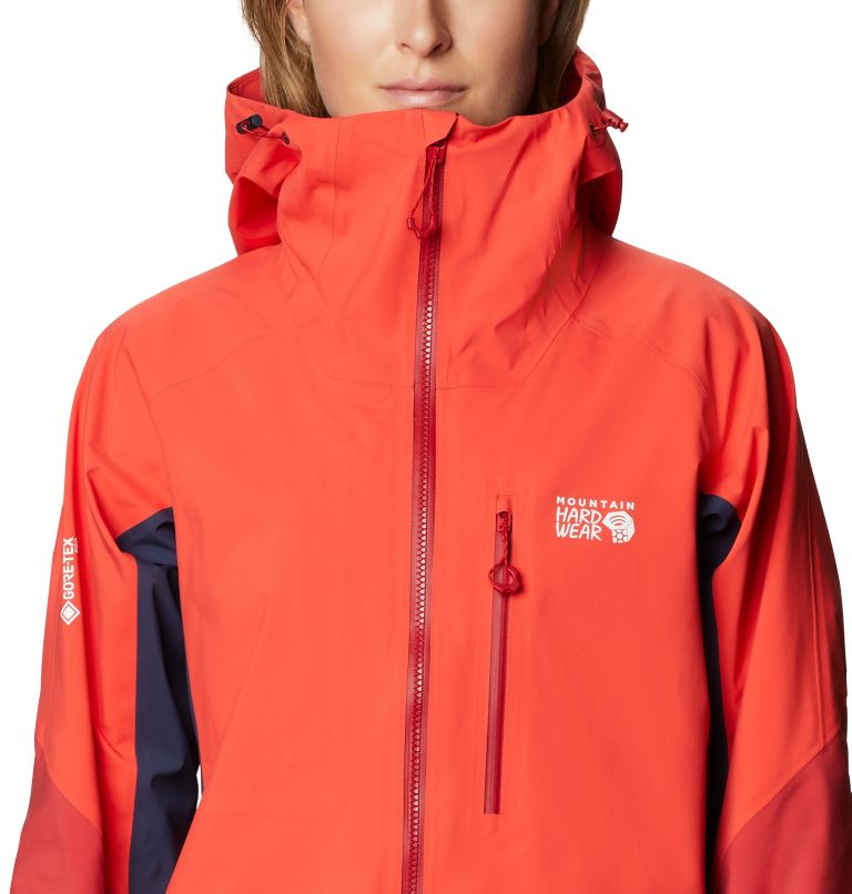 Women's Exposure/2 Pro Light Jacket, Color: Fiery Red, image 4
