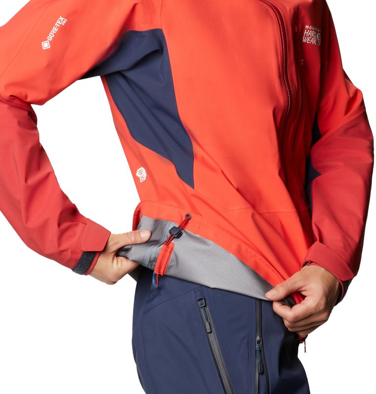 Women's Exposure/2 Pro Light Jacket, Color: Fiery Red, image 7