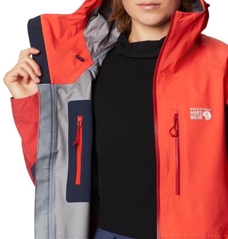 Women's Exposure/2 Pro Light Jacket, Color: Fiery Red, image 8