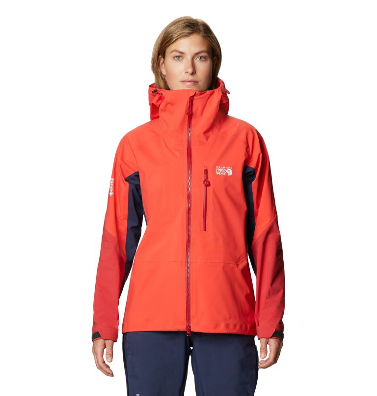 Women's Exposure/2 Pro Light Jacket, Color: Fiery Red, image 1