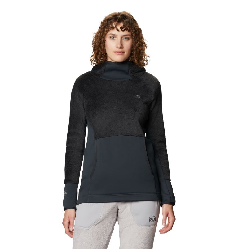 Women's Polartec® High Loft® Fleece Hoody, Color: Dark Storm, image 1