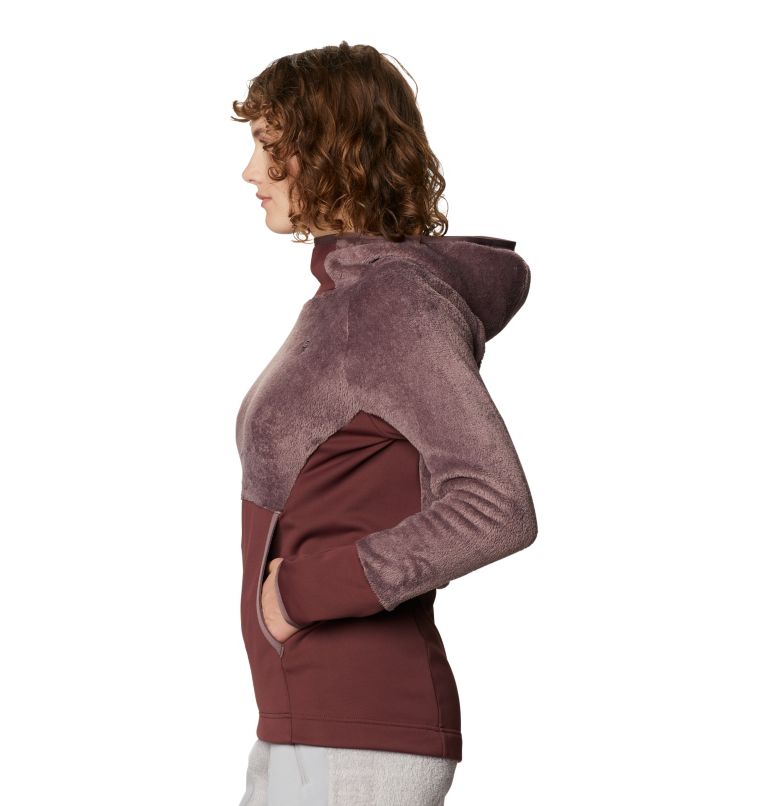 Women's Polartec® High Loft® Fleece Hoody, Color: Warm Ash, image 3