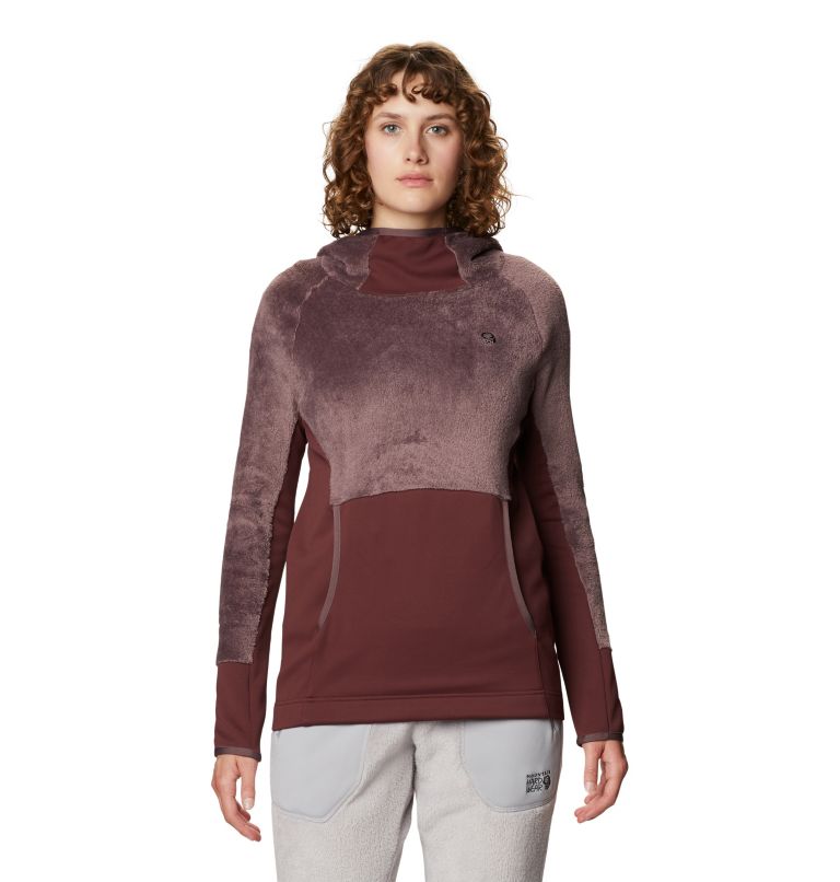 Women's Polartec® High Loft® Fleece Hoody, Color: Warm Ash, image 1