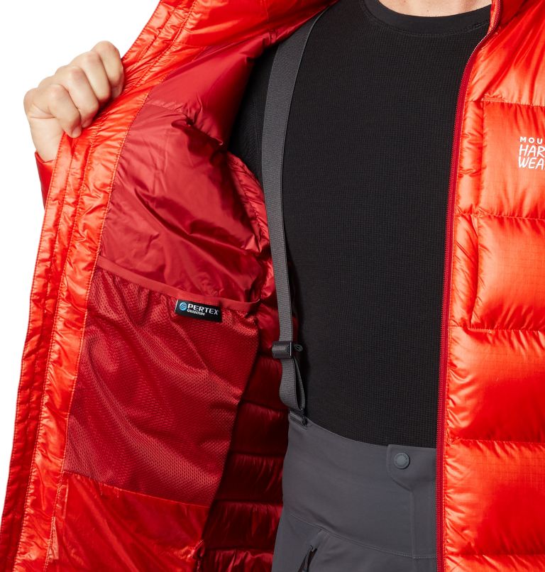 Men's Phantom Down Jacket, Color: Fiery Red, image 7