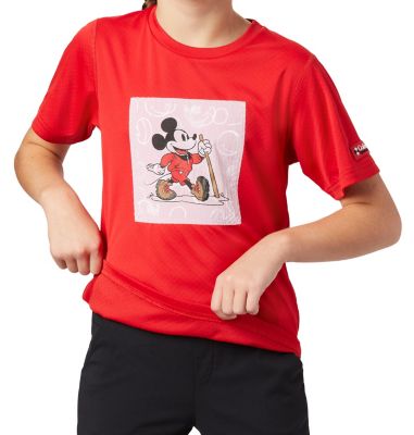 red disney shirt
