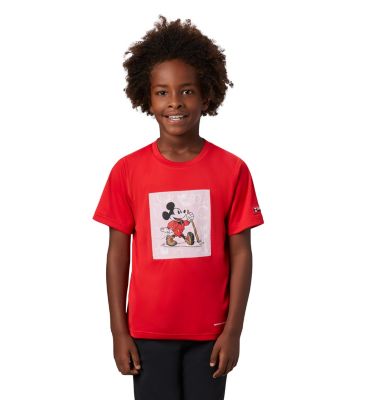 red columbia t shirt