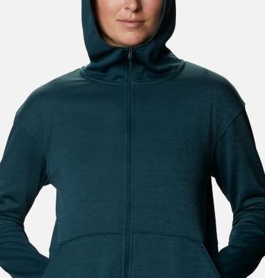 columbia women's rosemont station hooded full zip fleece