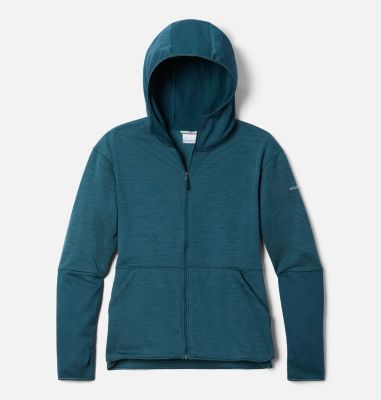 columbia women's rosemont station hooded full zip fleece