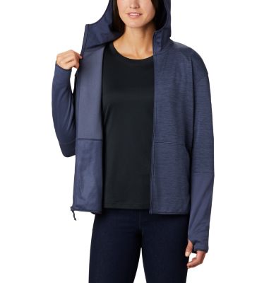 columbia women's rosemont station hooded full zip fleece