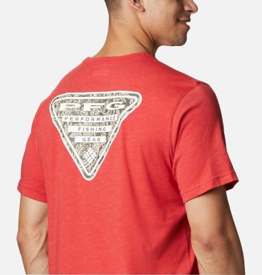 red columbia t shirt