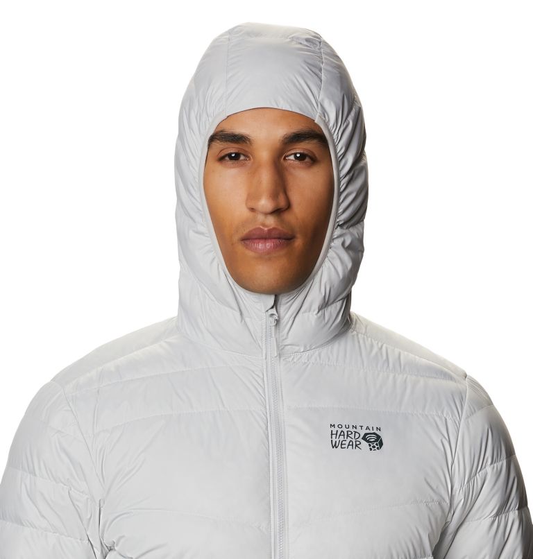 Men's Hotlum Hooded Jacket, Color: Grey Ice, image 4