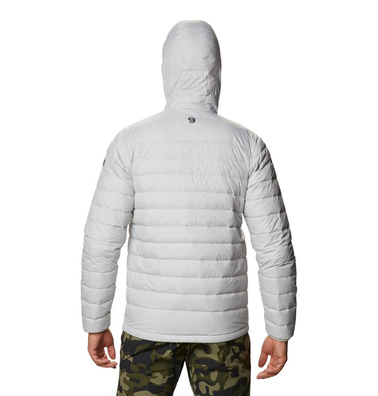 Thumbnail: Men's Hotlum Hooded Jacket, Color: Grey Ice, image 2