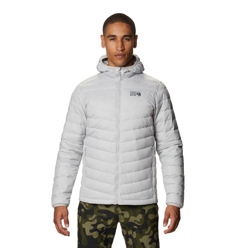 Men's Hotlum Hooded Jacket, Color: Grey Ice, image 1