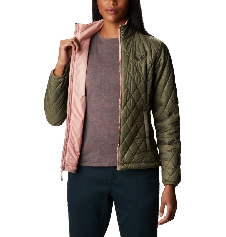 Thumbnail: Women's Derra Jacket, Color: Stone Green, image 4