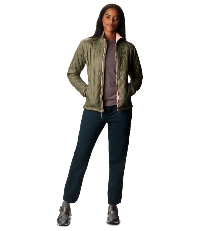 Thumbnail: Women's Derra Jacket, Color: Stone Green, image 7