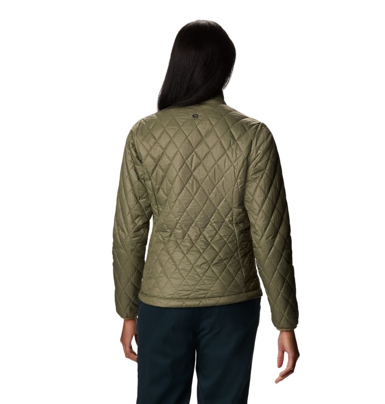 Women's Derra Jacket, Color: Stone Green, image 2