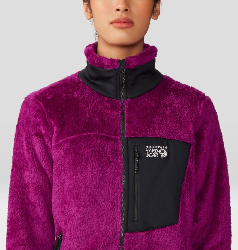 Thumbnail: Women's Polartec® High Loft® Jacket, Color: Berry Glow, image 4