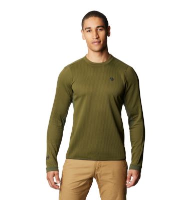 Men's Cruxland&trade; Long Sleeve Shirt Cruxland&trade; Long Sleeve Shirt | 004 | L, Dark Army, front