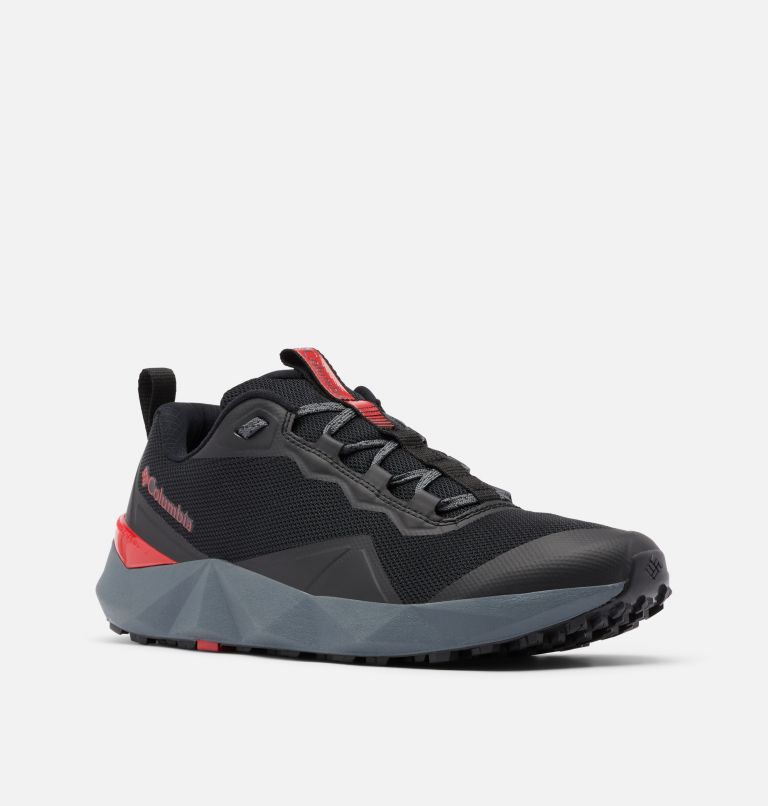Men's Facet 15 Shoe, Color: Black, Bright Red, image 2