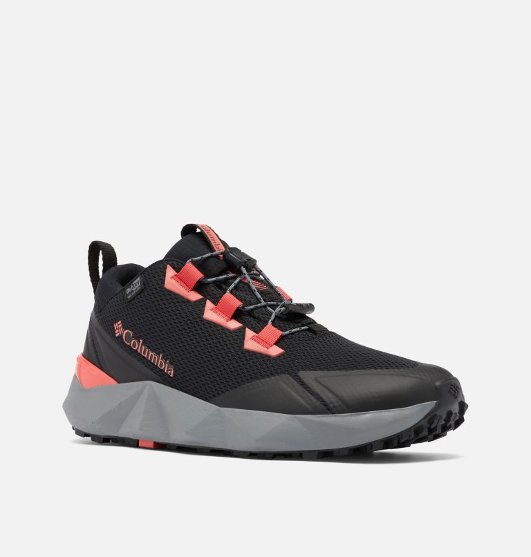 Zapatilla de deporte OutDry® Facet 30 para mujer, Color: Black, Red Coral, image 2