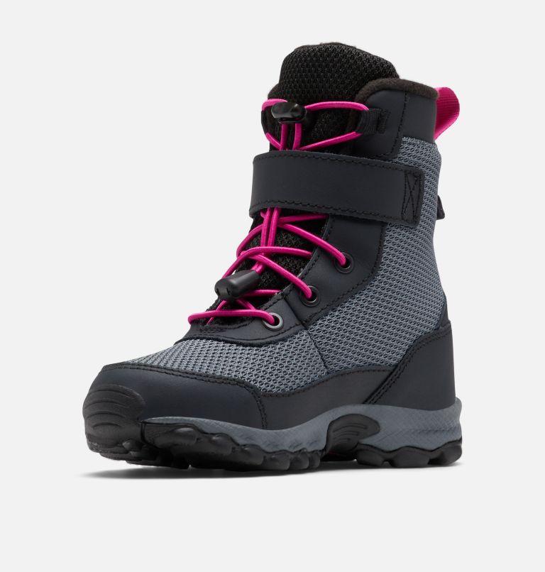 CHILDRENS HYPER-BOREAL OMNI-HEAT WP, Color: Black, Wild Fuchsia, image 6