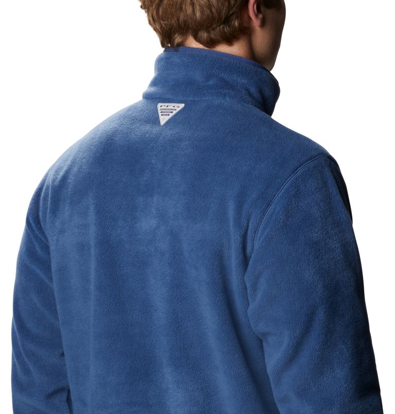 Men's PFG Grander Marlin MTR Fleece Pullover, Color: Carbon