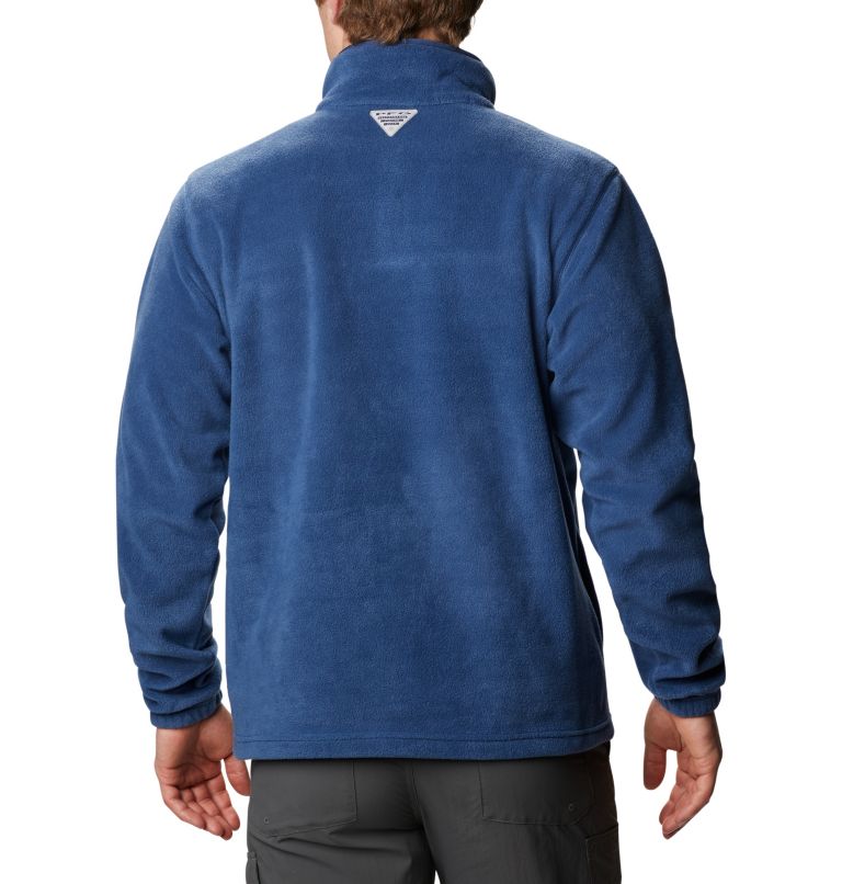 Thumbnail: Men's PFG Grander Marlin MTR Fleece Pullover, Color: Carbon, image 2