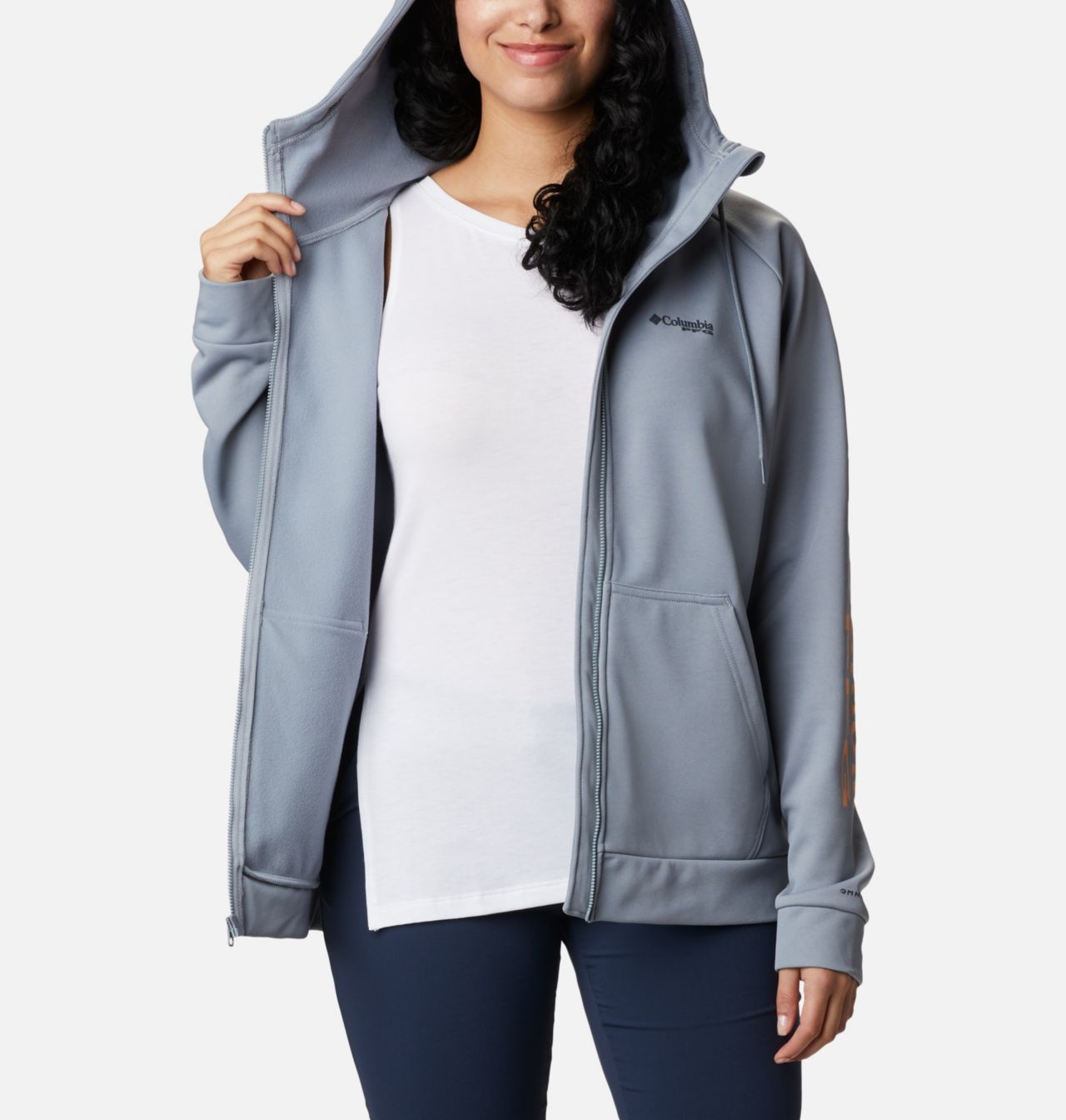 Women's PFG Tidal™ Full Zip Fleece Hoodie 5