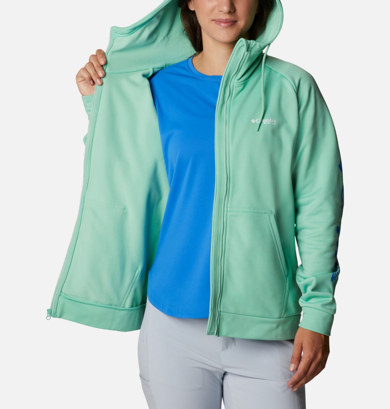 Women's PFG Tidal™ Full Zip Fleece Hoodie 5