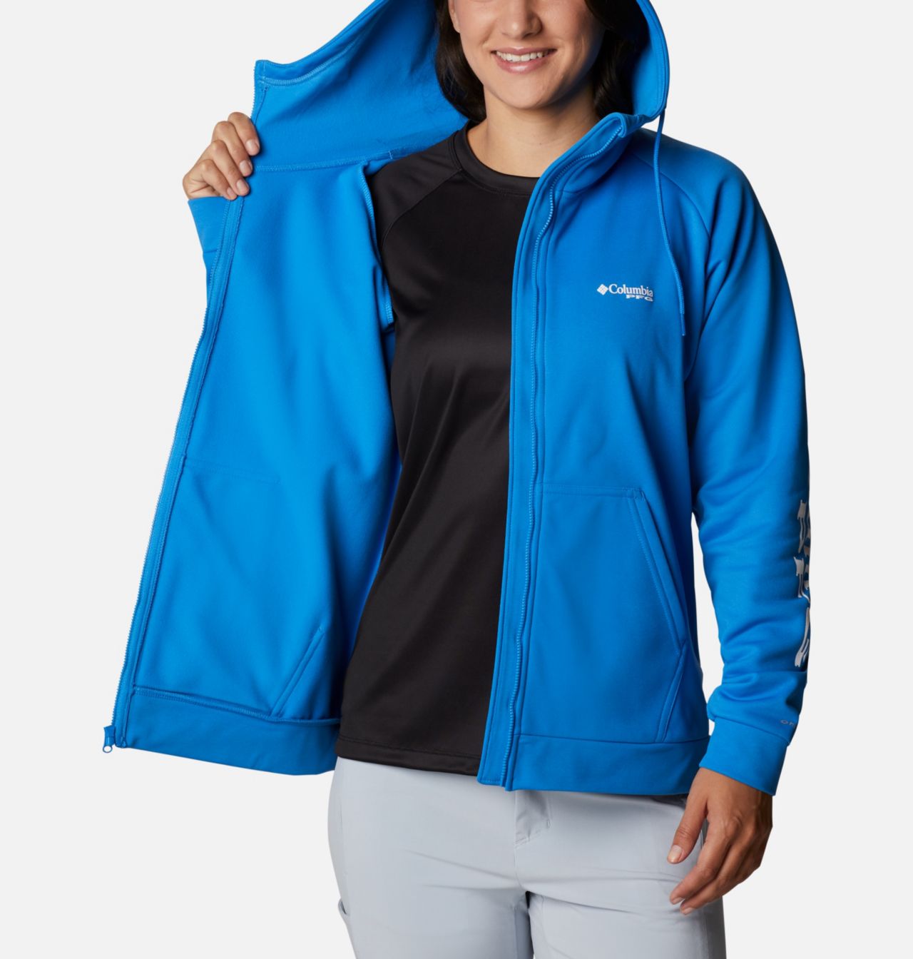 Women's PFG Tidal™ Full Zip Fleece Hoodie 5