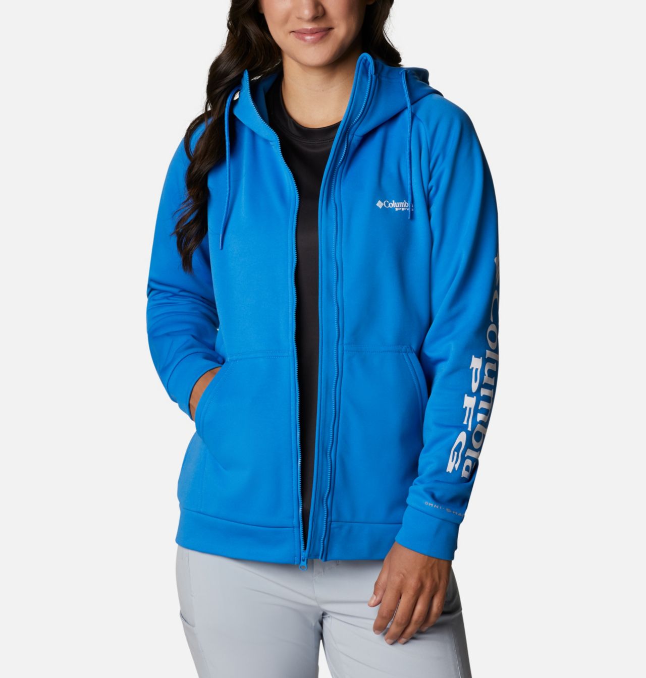 Women's PFG Tidal™ Full Zip Fleece Hoodie 1