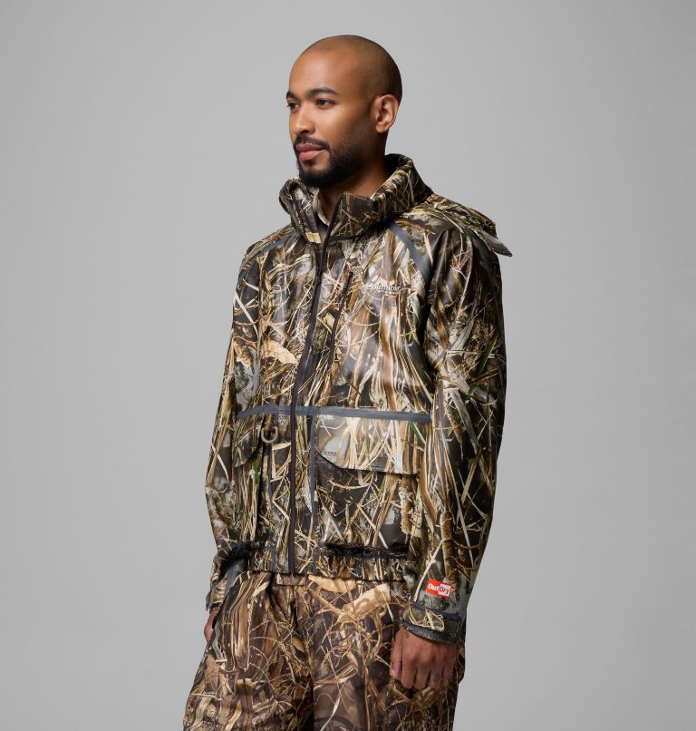 Men's Widgeon ODX Wader Hooded Shell, Color: Realtree Max7, image 4