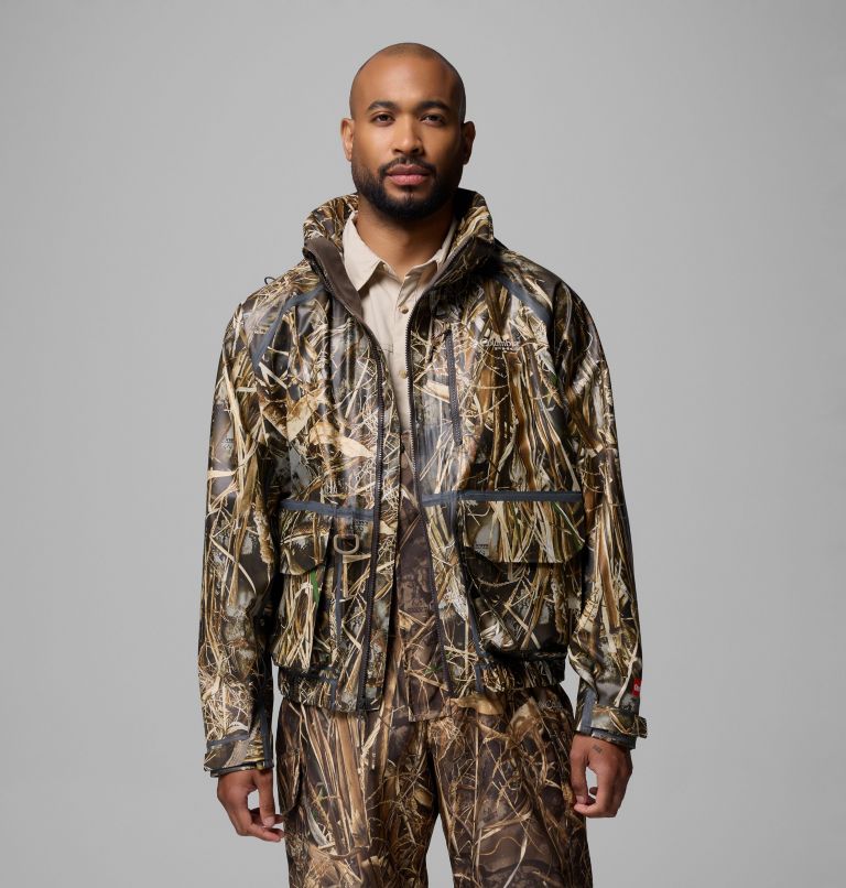 Men's Widgeon ODX Wader Hooded Shell, Color: Realtree Max7, image 5