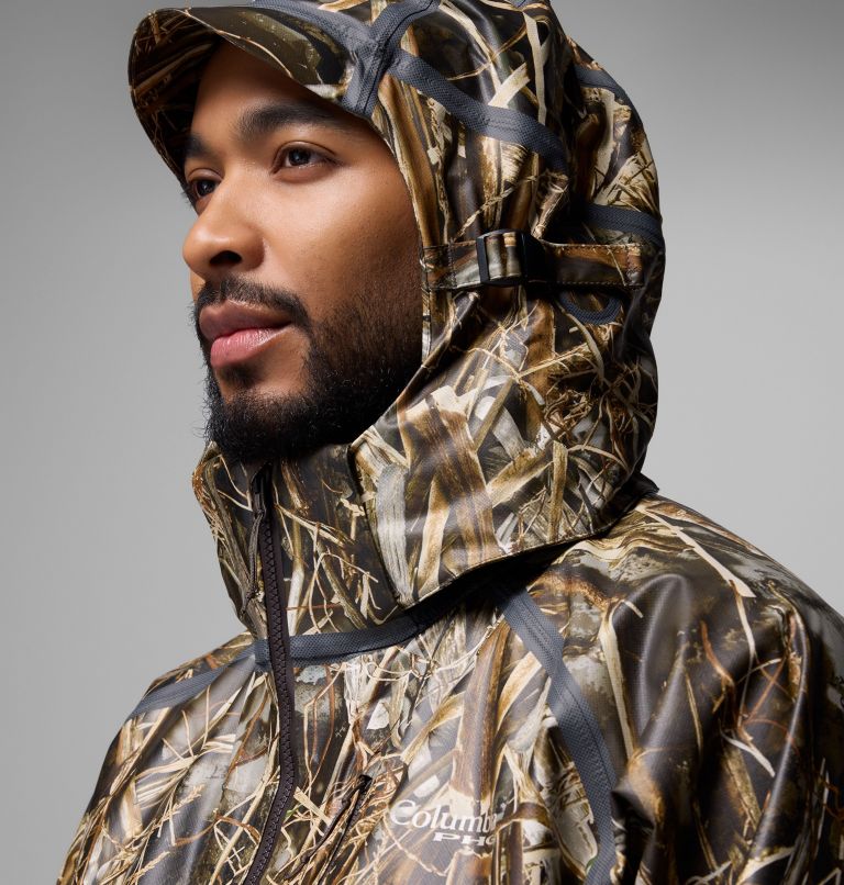 Men's Widgeon ODX Wader Hooded Shell, Color: Realtree Max7, image 7