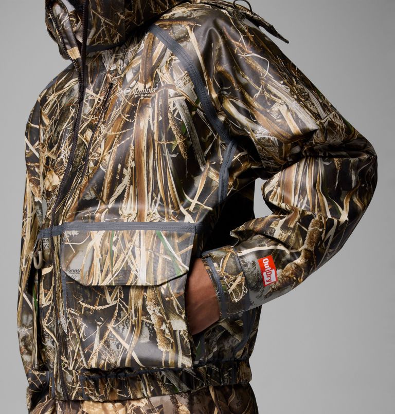 Men's Widgeon ODX Wader Hooded Shell, Color: Realtree Max7, image 12