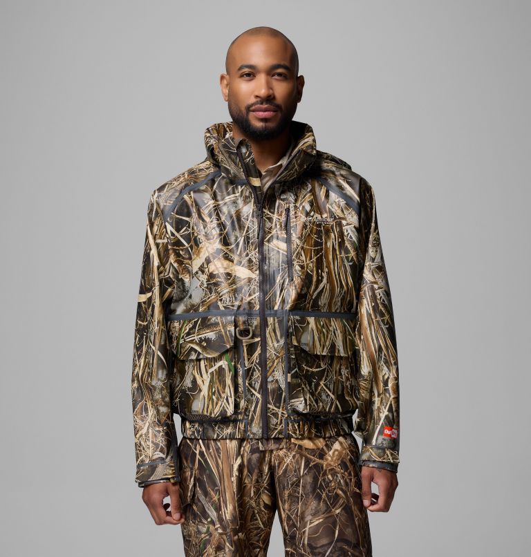 Men's Widgeon ODX Wader Hooded Shell, Color: Realtree Max7, image 1