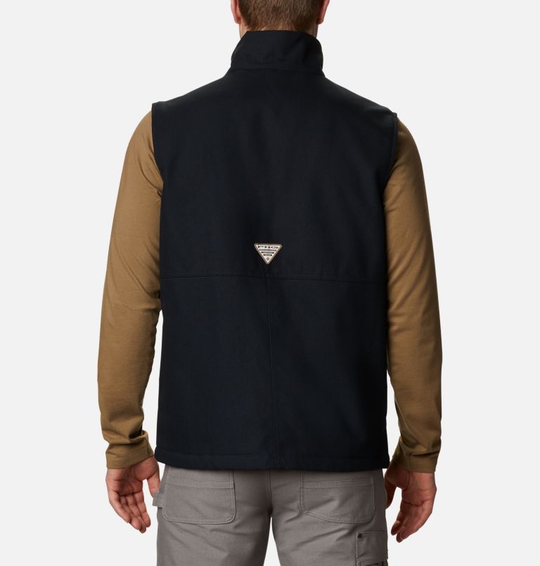 Thumbnail: Men's PHG Roughtail Work Vest, Color: Black, image 2