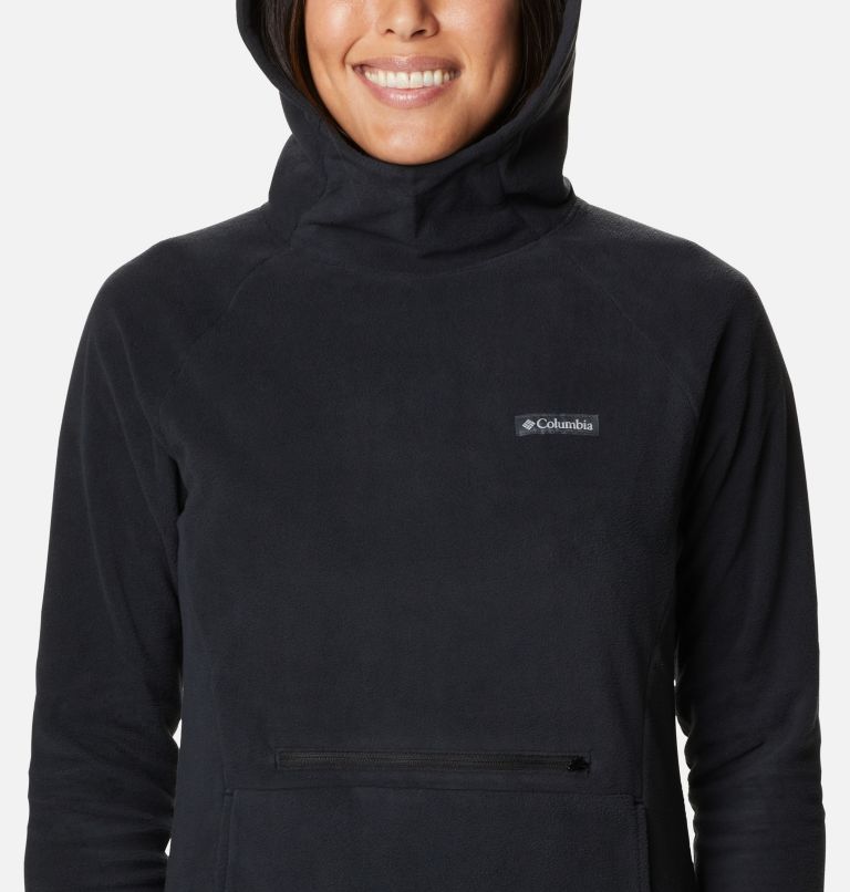 Women's Ali Peak Hooded Fleece, Color: Black, image 4