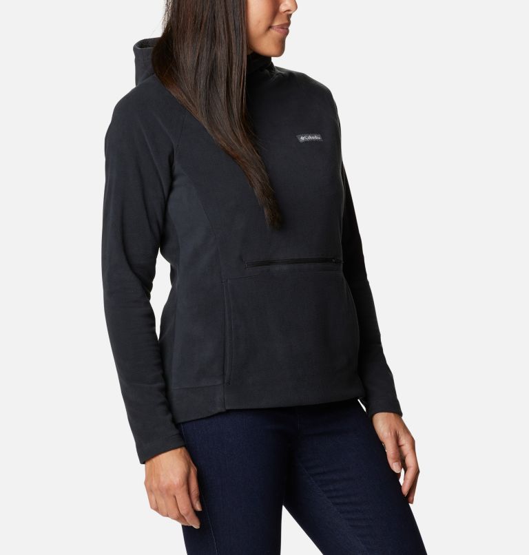 Women's Ali Peak Hooded Fleece, Color: Black, image 5