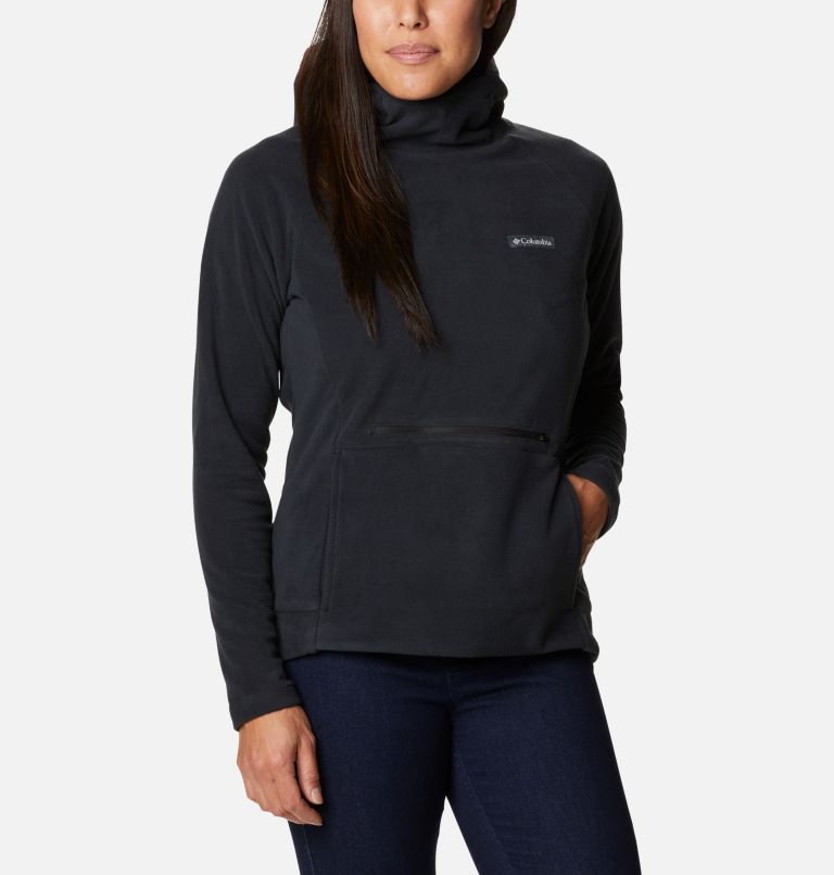 Women's Ali Peak Hooded Fleece, Color: Black, image 1