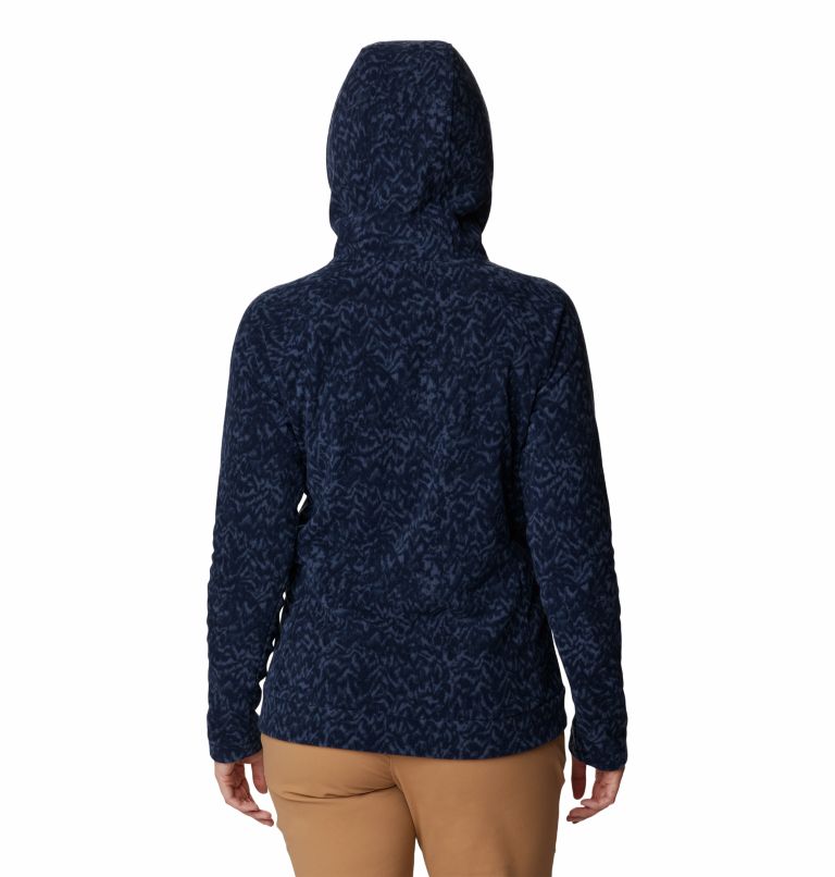 Polar con capucha Ali Peak para mujer, Color: Nocturnal Terrain Print, image 2