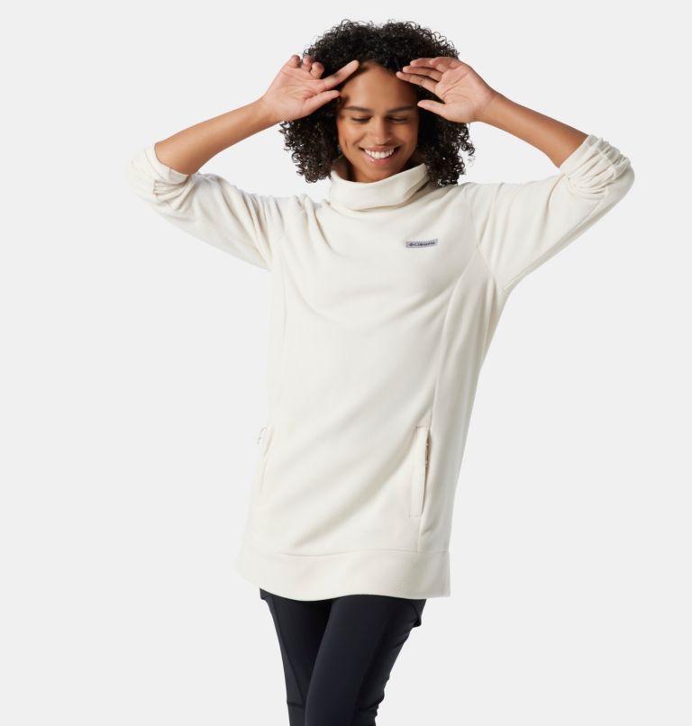 Ali Peak Fleece Tunic | 192 | M, Color: Chalk, image 5