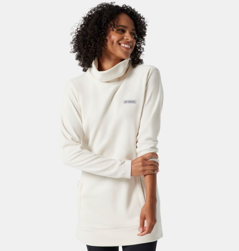 Ali Peak Fleece Tunic | 192 | M, Color: Chalk, image 1