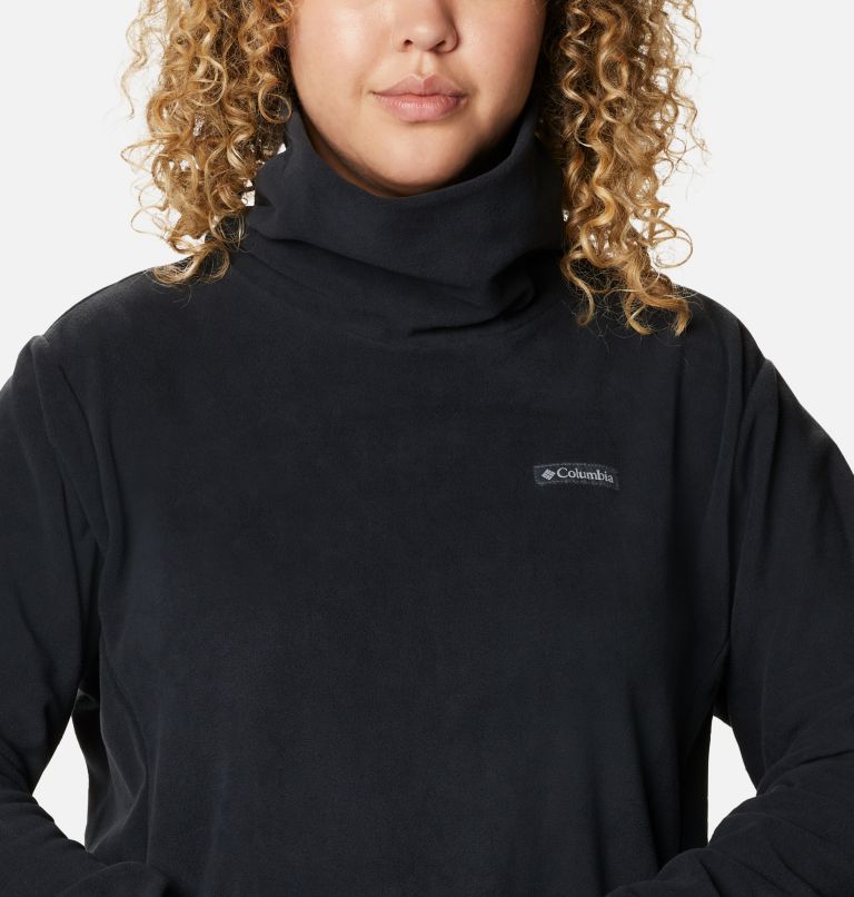 Women's Ali Peak Fleece Tunic - Plus Size, Color: Black, image 4