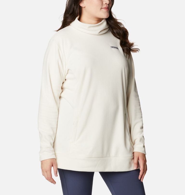 Women's Ali Peak Fleece Tunic - Plus Size, Color: Chalk, image 5