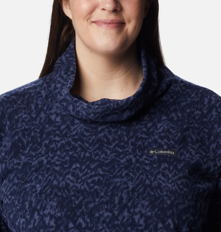 Women's Ali Peak Fleece Tunic - Plus Size, Color: Nocturnal Terrain Print, image 4