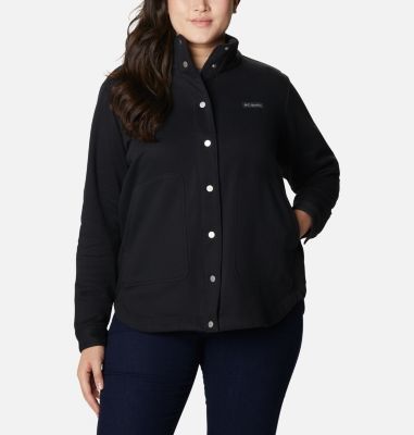 columbia button up fleece