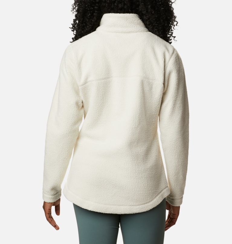 Manteau à fermeture éclair en Sherpa Northern Reach pour femme, Color: Chalk, image 2