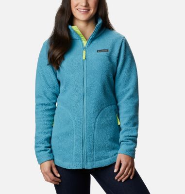 Pile in Sherpa Northern Reach da donna Northern Reach&trade; Sherpa FZ | 430 | S, Canyon Blue, front